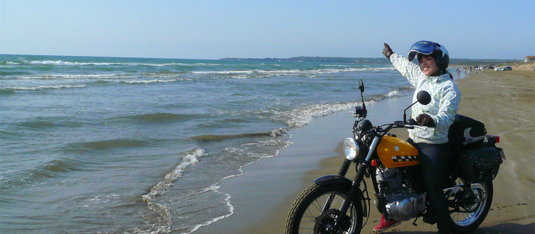 観光道路千里浜なぎさドライブウェイ バイクロード100選 Bike Life Lab バイク王