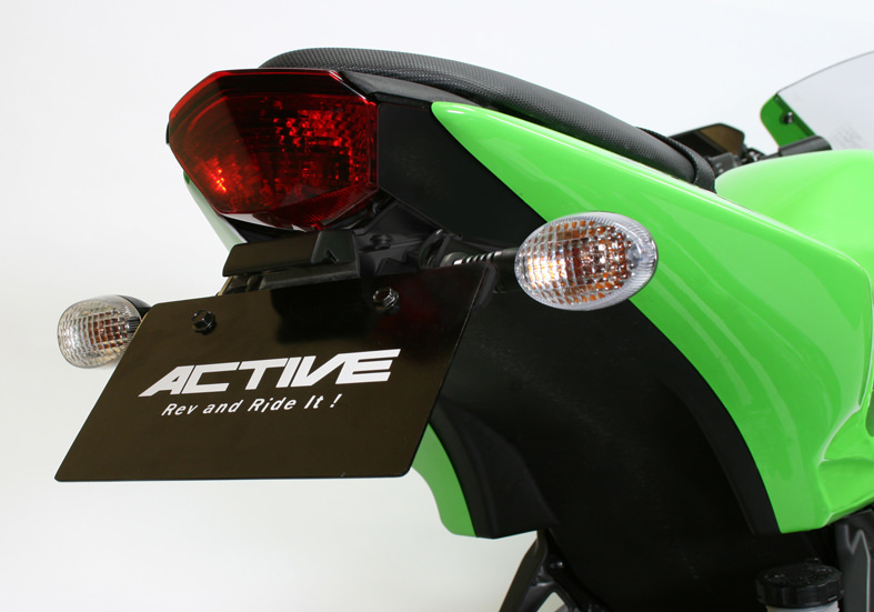 フェンダーレスキット ブラック LEDナンバー灯付 ACTIVE（アクティブ） Ninja250R（ニンジャ250R）08〜12年