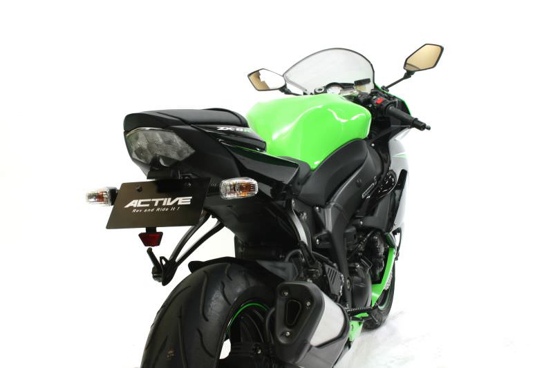 フェンダーレスキット ブラック LEDナンバー灯付 ACTIVE（アクティブ） ZX-6R（09〜14年）