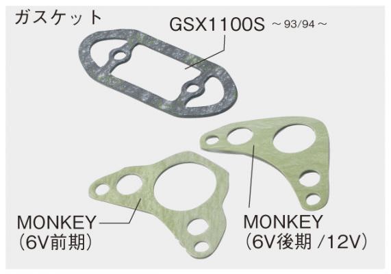 オイルクーラー 取り出し用ガスケット ACTIVE（アクティブ） モンキー（MONKEY）6V前期