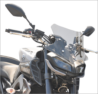 メーターバイザー af（アフ 旭風防） MT-09（2BL-RN52J） [MT-09] - バイク王ダイレクト