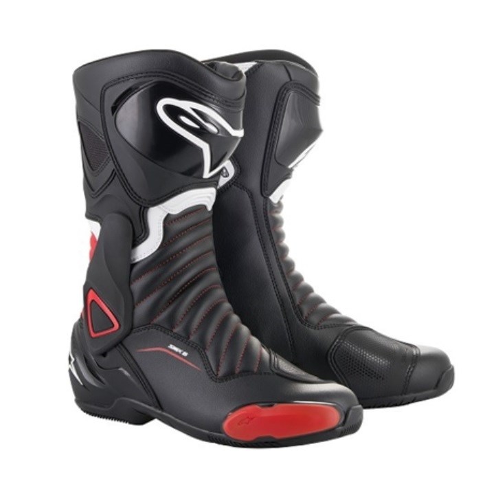 SMX 6 V2 BOOT 3017（レーシングブーツ） 13 BLACK RED 40/25.5cm アルパインスターズ（alpinestars）