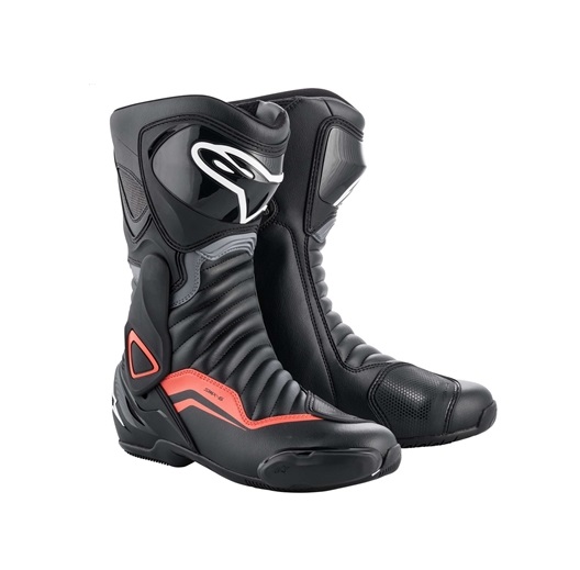 SMX 6 V2 ブーツ 1130 BLACK GREY RED FLUO 41/26.0cm アルパインスターズ（alpinestars）