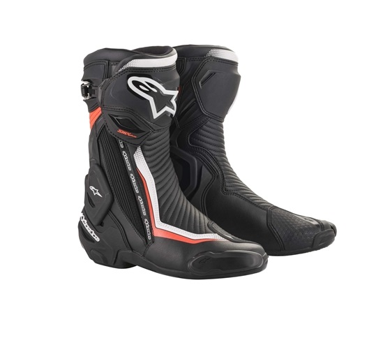 SMX PLUS V2 ブーツ 1231 BLACK WHITE RED FLUO 39/25.0cm アルパインスターズ（alpinestars）