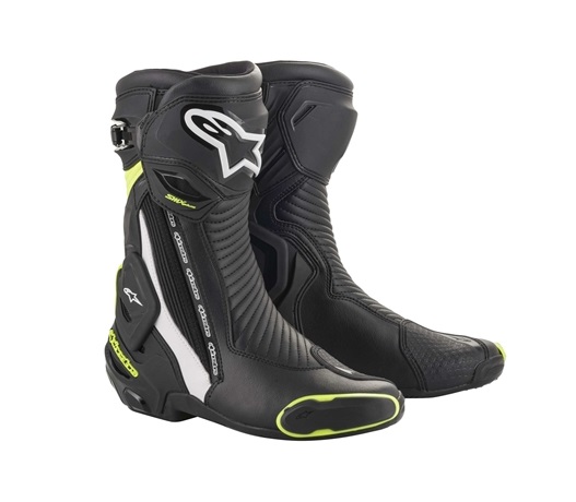 SMX PLUS V2 ブーツ 125 BLACK WHITE YELLOW FLUO 39/25.0cm アルパインスターズ（alpinestars）