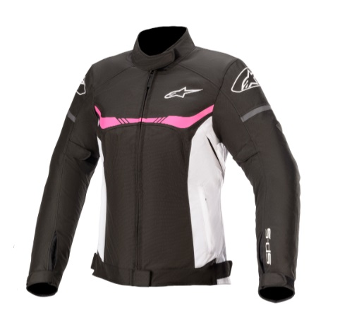 STELLA T-SP S ウォータープルーフ ジャケット 1239 BLACK WHITE FUCHSIA S（レディース） アルパインスターズ（alpinestars）