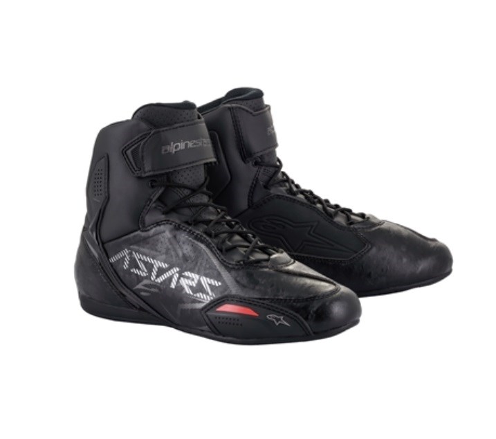 FASTER 3 SHOE（ライディングシューズ） 1101 BLACK GUN METAL 8.5/26.0cm アルパインスターズ（alpinestars）