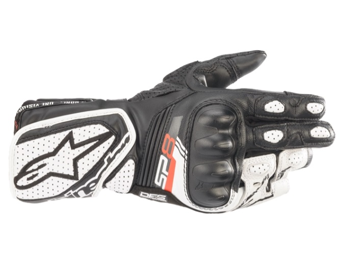 STELLA SP-8 V3 LEATHER グローブ 12 BLACK WHITE XS（レディース） アルパインスターズ（alpinestars）