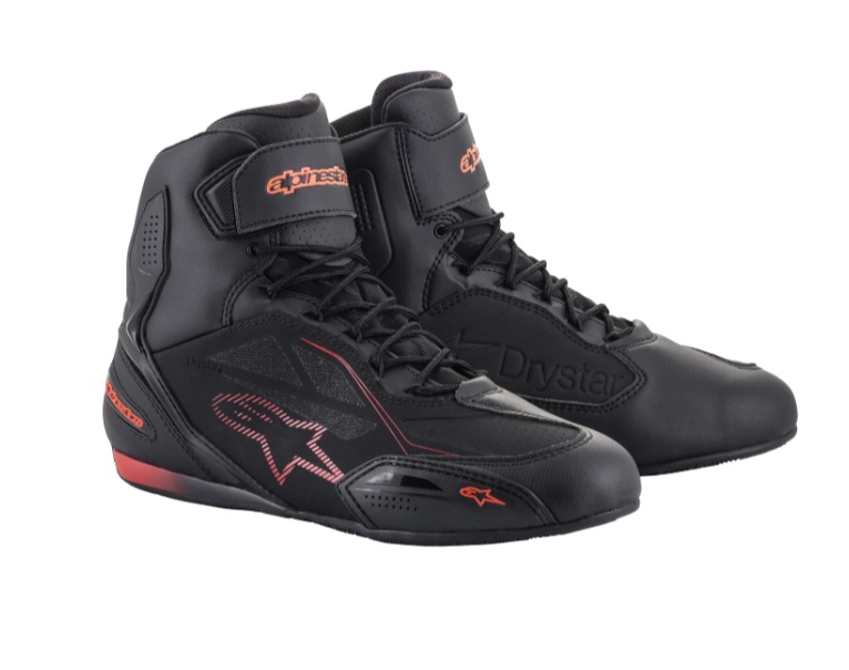 FASTER 3 DRYSTAR(R) ライディングシューズ 1030 BLACK RED FLUO 8/25.5cm アルパインスターズ（ alpinestars） [8059175405884] - バイク王ダイレクト