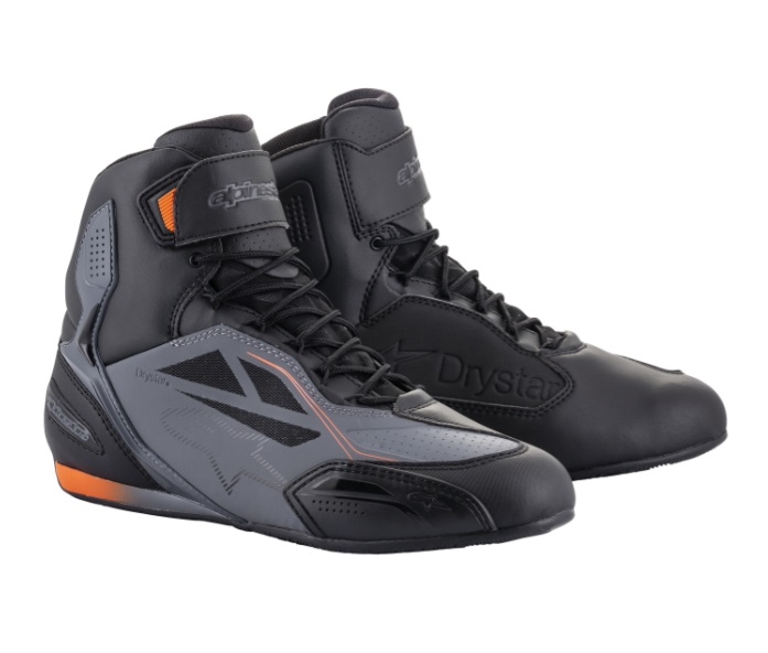 FASTER 3 DRYSTAR(R) ライディングシューズ 1244 BLACK COOL GRAY ORANGE FLUO 7/25.0cm アルパインスターズ（alpinestars）