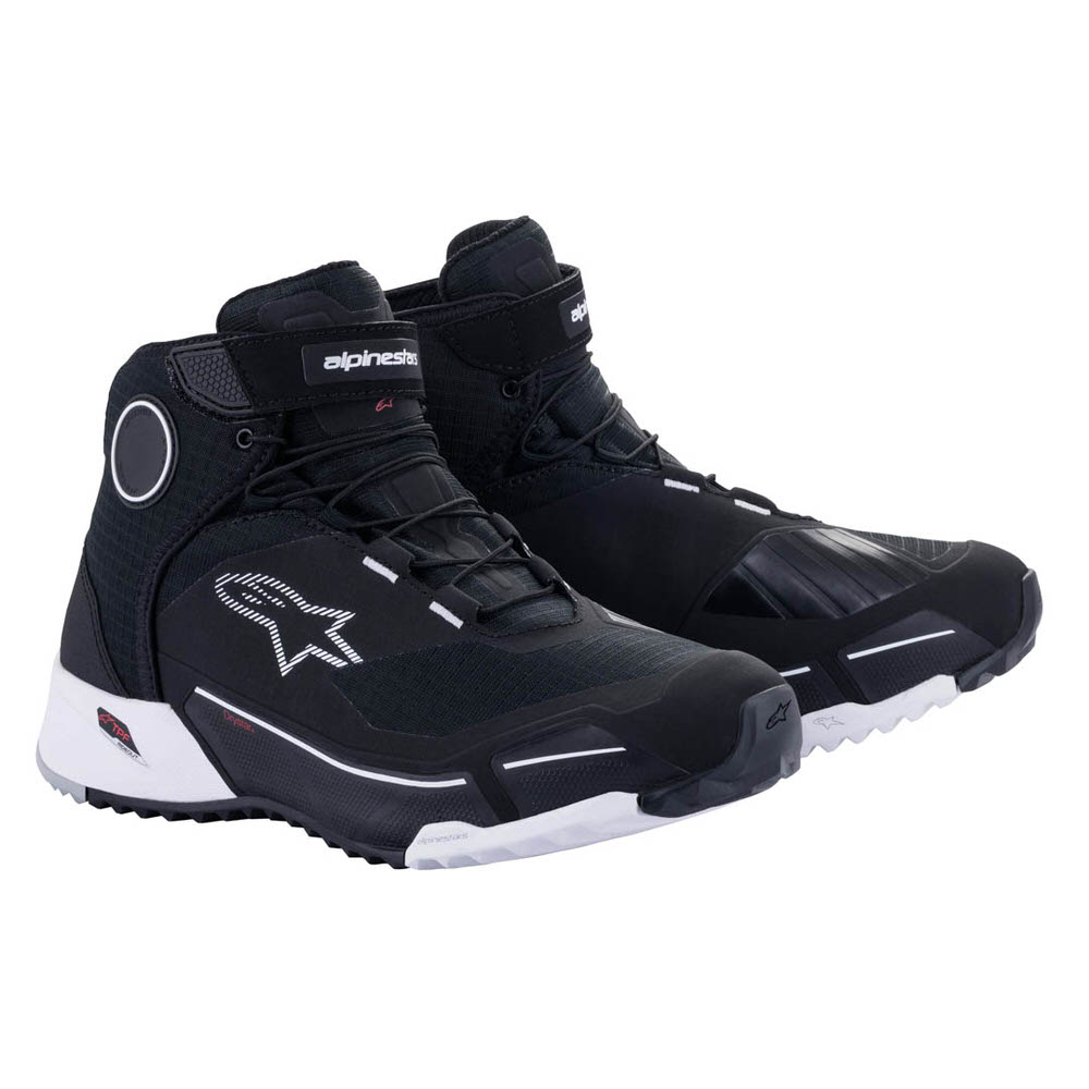 CR-X DRYSTAR RIDING（CR-X ドライスターライディングシューズ）12 BLACK WHITE 8/25.5cmサイズ アルパインスターズ（alpinestars）