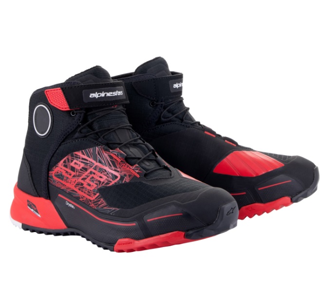 MM93 CR-X DRYSTAR(R) ライディングシューズ 1303 BLACK BRIGHT RED 10/27.5cm アルパインスターズ（alpinestars）