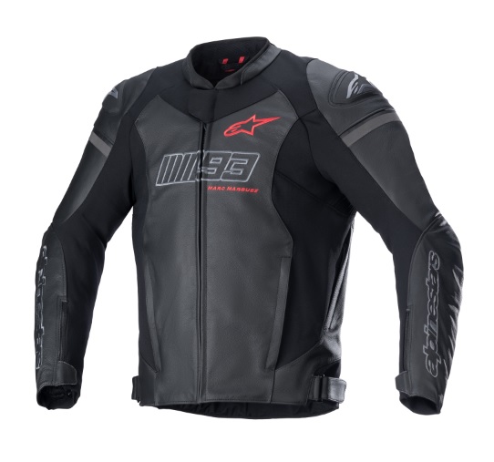 MM93 TRACK レザージャケット 1303 BLACK BRIGHT RED 52 アルパインスターズ（alpinestars）