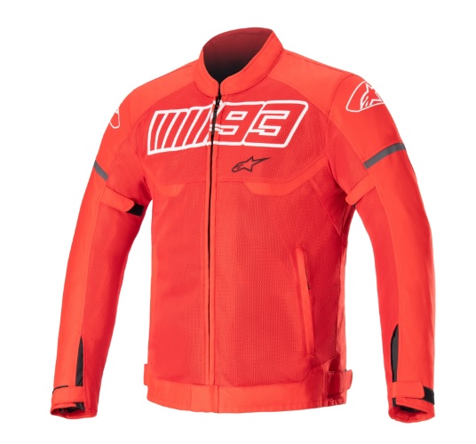 MM93 LOSAIL v3 エアージャケット ASIA 3012 BRIGHT RED WHITE Mサイズ アルパインスターズ（alpinestars）