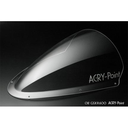レーシングタイプスクリーン クリア アクリポイント（ACRY-Point） GSX-R600（08〜10年）