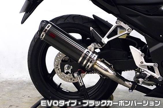 TTRタイプスリップオンマフラー EVOタイプ ブラックカーボンバージョン ASAKURA（浅倉商事） CB250F（14〜）