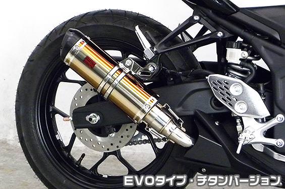 TTRタイプスリップオンマフラー EVOタイプ チタンバージョン ヒートガード・ポリッシュ仕上 ASAKURA（浅倉商事） MT-25（JBK-RG10J）