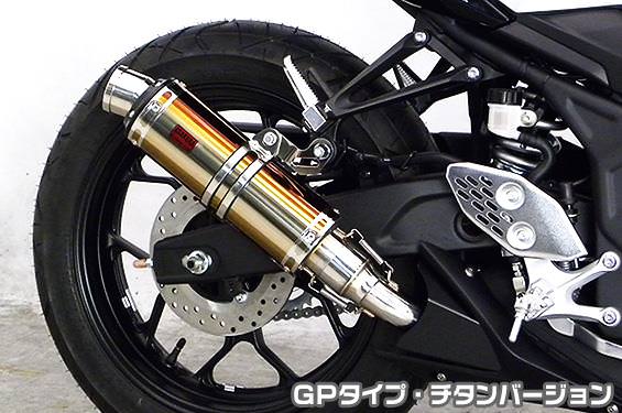 TTRタイプスリップオンマフラー GPタイプ チタンバージョン ヒートガード・ポリッシュ仕上 ASAKURA（浅倉商事） MT-25（JBK-RG10J）