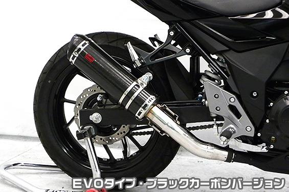 TTRタイプマフラー EVOタイプ ブラックカーボンバージョン ASAKURA（浅倉商事） GSX250R（2BK-DN11A）