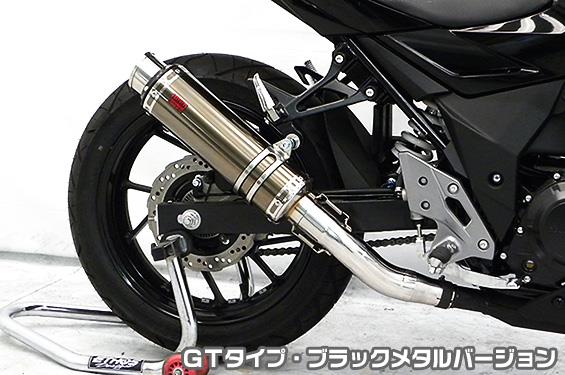 TTRタイプマフラー GTタイプ ブラックメタルバージョン ASAKURA（浅倉商事） GSX250R（2BK-DN11A）