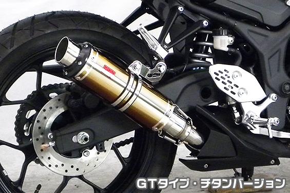 TTRタイプマフラー GTタイプ チタンバージョン（ヒートガード-ブラック仕上） ASAKURA（浅倉商事） MT-25（2BK-RG43J）