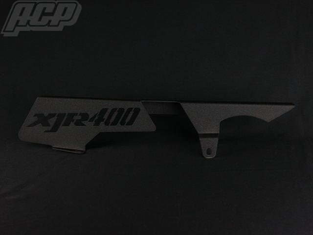 ロゴ入りチヂミ塗装チェーンケース 黒 ACP（エーシーピー） XJR400