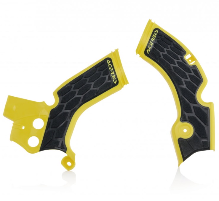 AC-22879 X-GRIPフレームガード YELLOW/BLACK アチェルビス（ACERBIS） RM-Z250（10〜18年）