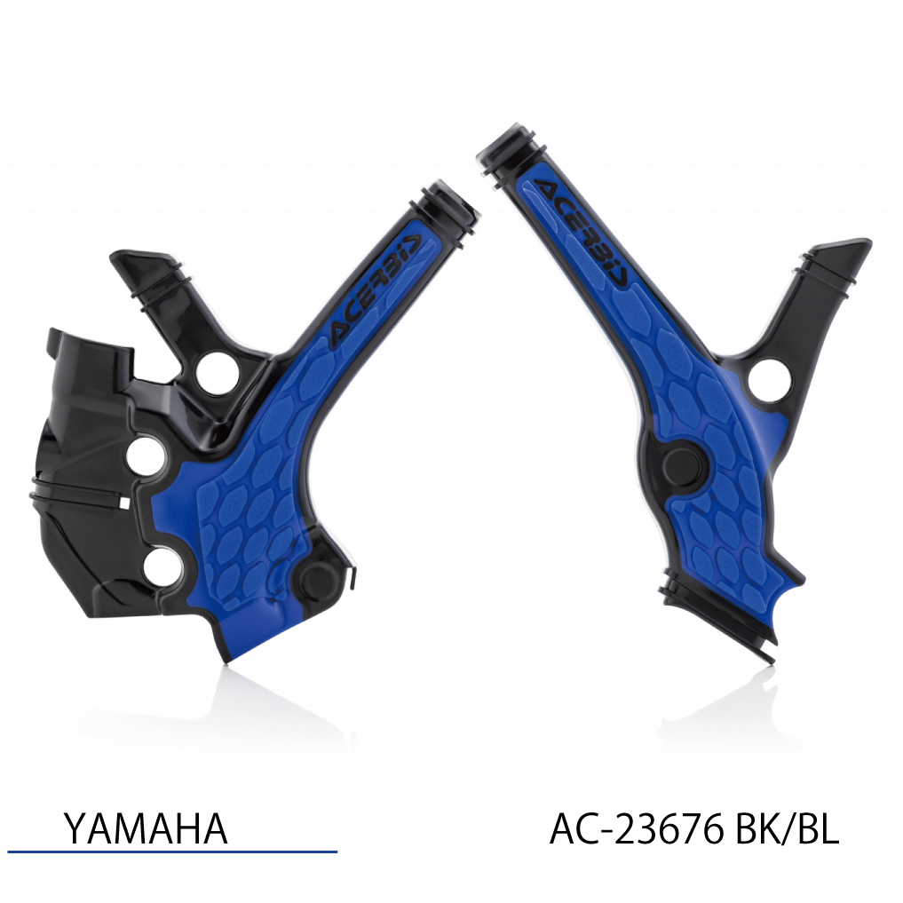 AC-23676 X-GRIPフレームプロテクター YZ65 ’18-23 BLACK/BLUE アチェルビス（ACERBIS）