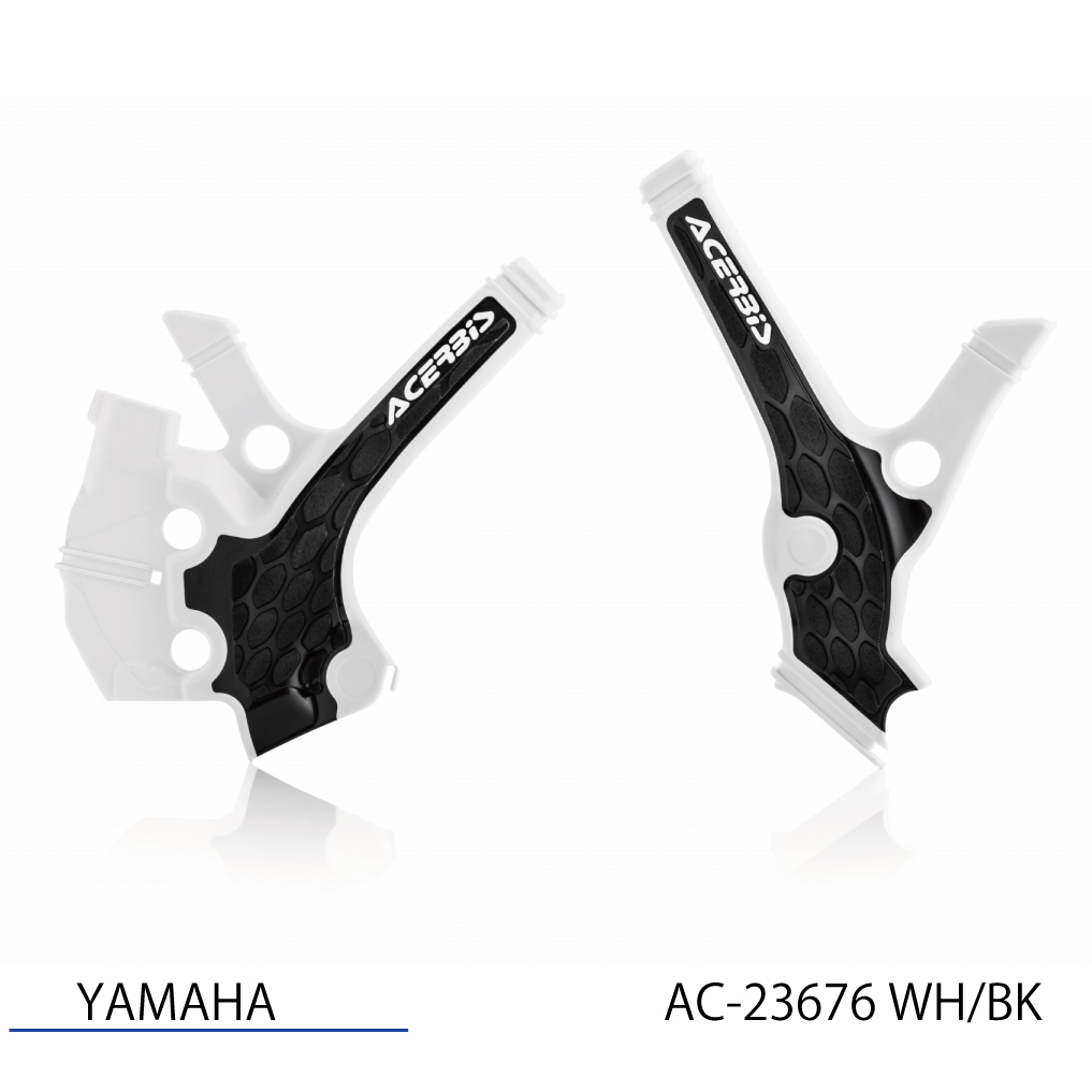 AC-23676 X-GRIPフレームプロテクター YZ65 ’18-23 WHITE/BLACK アチェルビス（ACERBIS）