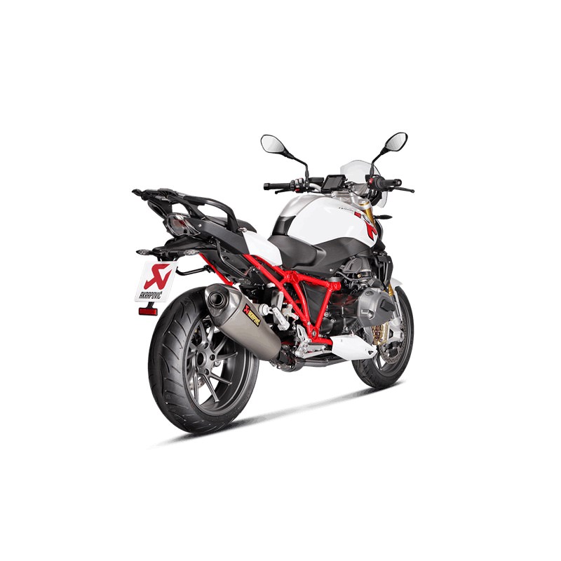 スリップオンライン チタン スリップオンマフラー AKRAPOVIC（アクラポヴィッチ） BMW R1200R/RS（15年）