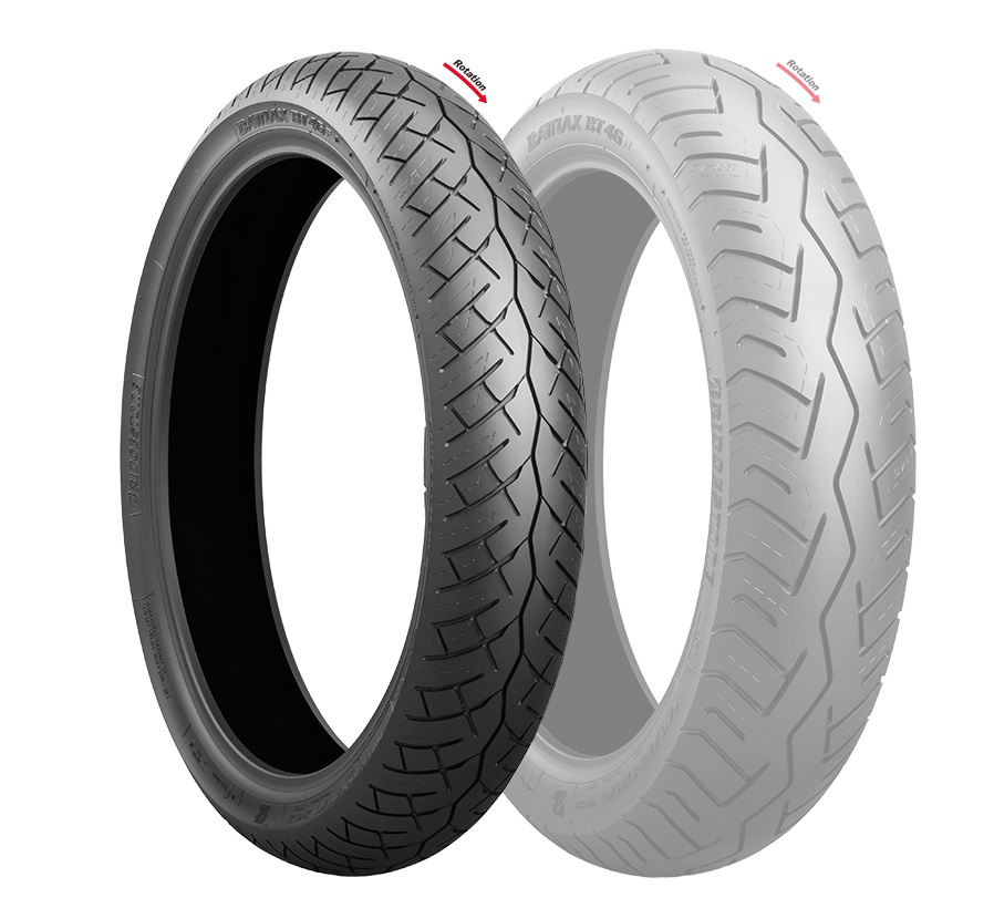 BATTLAX（バトラックス）BT46 100/80-17 52H フロント用 BRIDGESTONE（ブリヂストン）