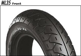 MOLAS（モーラス） ML35 110/90-10 TL フロント BRIDGESTONE（ブリヂストン）