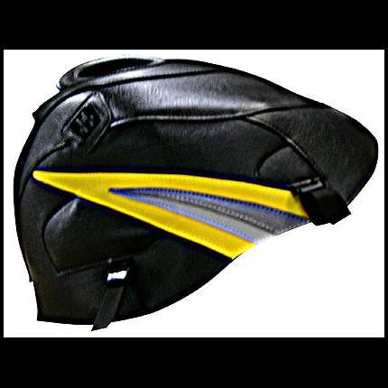 GSX-R1000タンクカバー BAGSTER（バグスター）BLACK/SURF YELLOW/STEEL GREY（05）