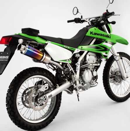 SS300チタンマフラー アップタイプ スリップオン BEAMS（ビームス） KLX250（BK-LX250S）