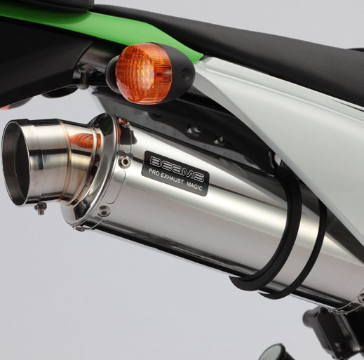 R-EVO（レーシングエヴォ） ステンレスサイレンサー BEAMS（ビームス） KLX125（EBJ-LX125C）