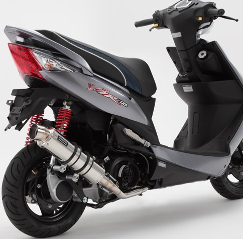 R-EVO（レーシングエヴォ）マフラー ステンレスサイレンサーΦ89 BEAMS（ビームス） KYMCO VJR125i