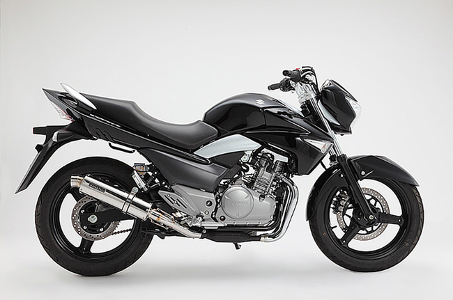 R-EVOステンレスポリッシュ スリップオンマフラー シングルタイプ BMS-R（ビームス） GSR250（2012年〜）