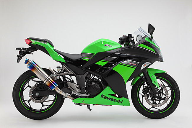 R-EVOヒートチタン スリップオンマフラー BMS-R（ビームス） Ninja250（ニンジャ）（13〜17年）