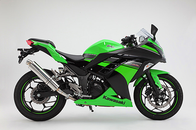 R-EVOステンレスポリッシュ スリップオンマフラー BMS-R（ビームス） Ninja250（ニンジャ）（13〜17年）