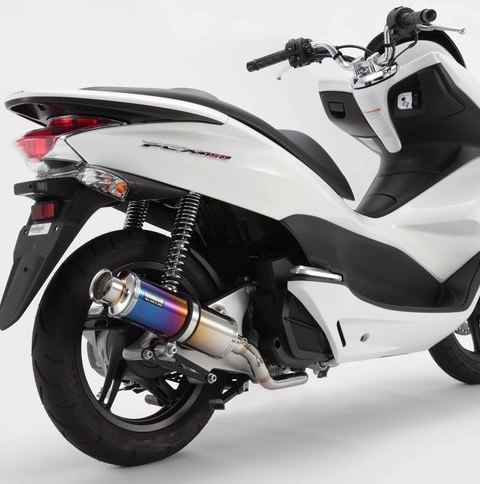 SS300チタンマフラー SP BEAMS（ビームス） PCX125（後期モデル・eSPエンジン）