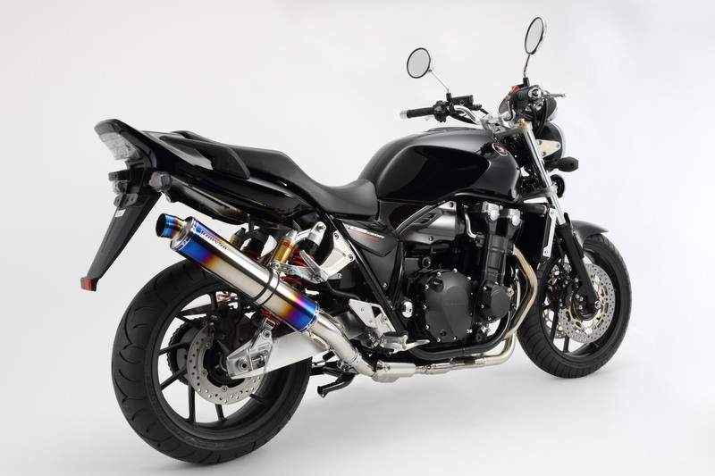 R-EVOヒートチタン スリップオンマフラー 政府認証 BMS-R（ビームス） CB1300SF（2014年〜2017年）EBL-SC54