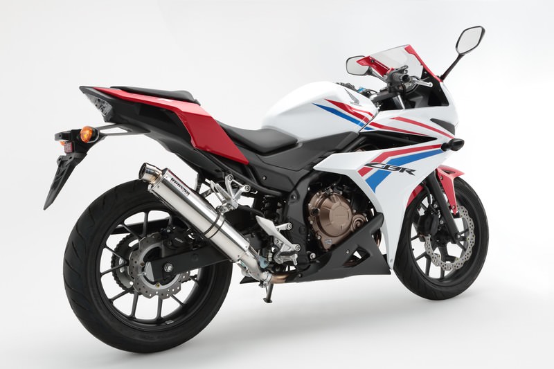 R-EVO スリップオンマフラー ステンレスサイレンサー 政府認証 BMS-R（ビームス） CBR400R（16年〜）