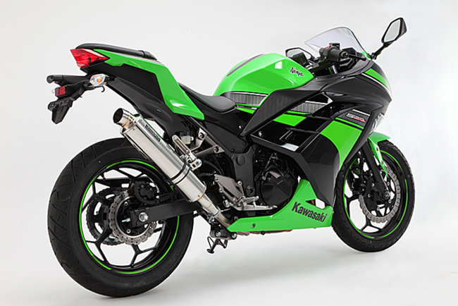 R-EVOステンレスポリッシュ スリップオンマフラー 政府認証 BMS-R（ビームス） Ninja250（ニンジャ）（13〜17年）