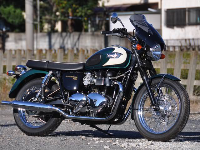 ガイラシールド Lサイズ スモーク CHIC DESIGN（シックデザイン） TRIUMPH Bonneville T100（09年〜）