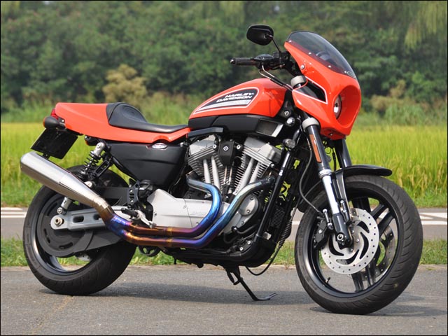 ティーラ ストリームヘッドカウル クリアスクリーン 3色ミラージュオレンジパール  CHIC DESIGN（シックデザイン） XR1200/X（09年〜）