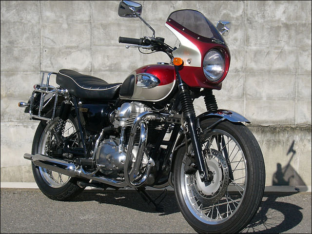 2002年春 W800（20年） ロードコメット ビキニカウル クリアスクリーン