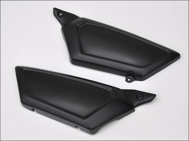 スランブルサイドカバー 黒ゲル CHIC DESIGN（シックデザイン） TW200/E TW225E（87〜08年）
