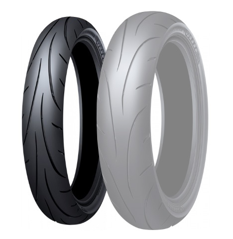 SPORTMAX Q-LIGHT 100/80-17 52H フロント用 TL（チューブレス） DUNLOP（ダンロップ）