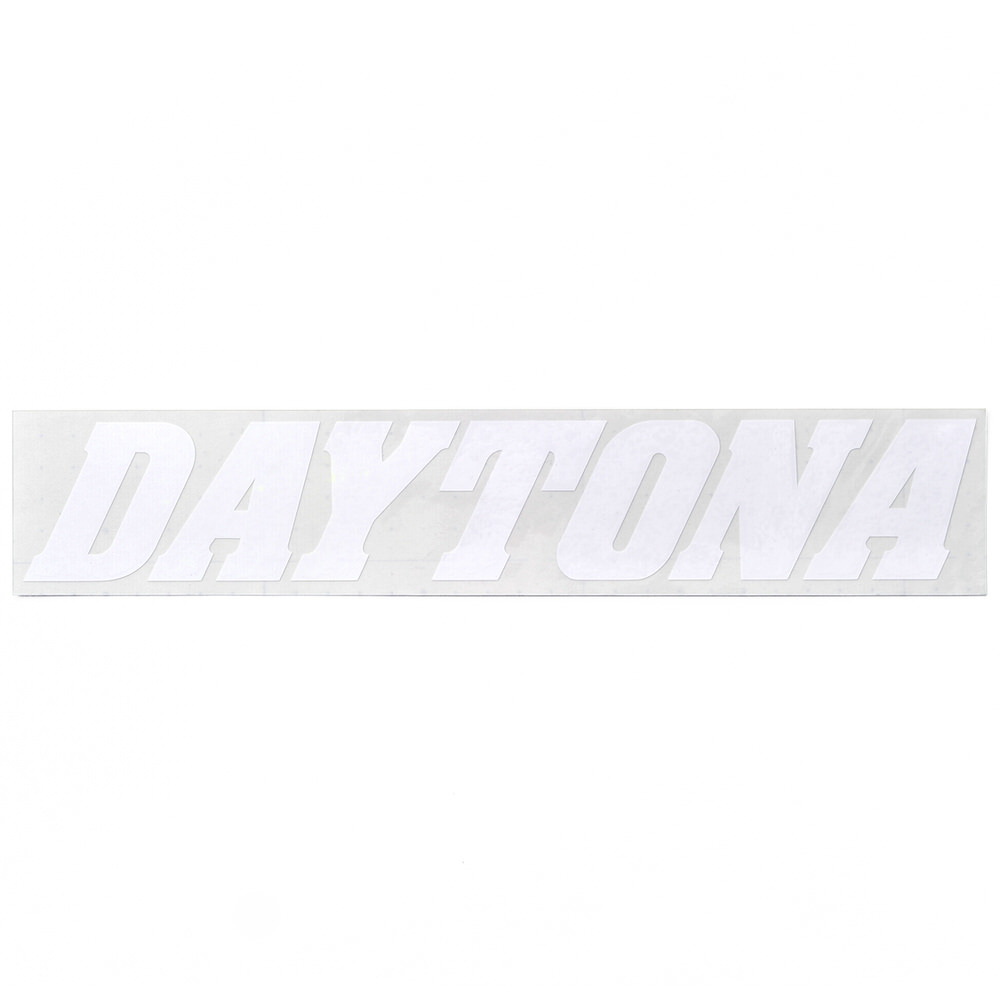 ステッカー ブランドロゴ DAYTONA 抜き文字 155×30mm ホワイト DAYTONA（デイトナ）