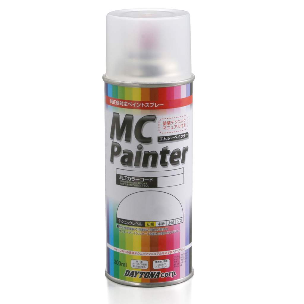 スプレー塗料 300ml MCペインター H76 ホンダ用 カラーコード/R-354 グローイングレッド DAYTONA（デイトナ）